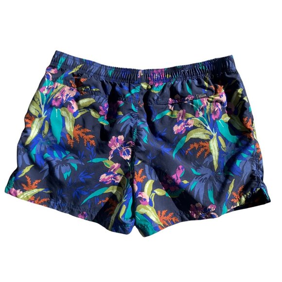 Columbia Men's Dark Blue Tropical Floral Colorful Swim Trunks Extra Large XL - Picture 2 of 7